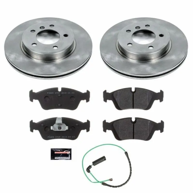Power Stop 01-05 Bmw 325Xi Front Track Day Spec Brake Kit 1