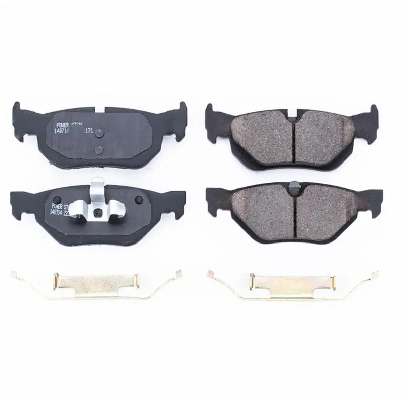 Power Stop 07-09 Bmw 323I Rear Z17 Evolution Ceramic Brake Pads W/Hardware 1