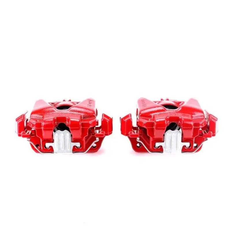 Power Stop 08-13 Bmw 328I Front Red Calipers W/Brackets - Pair 1