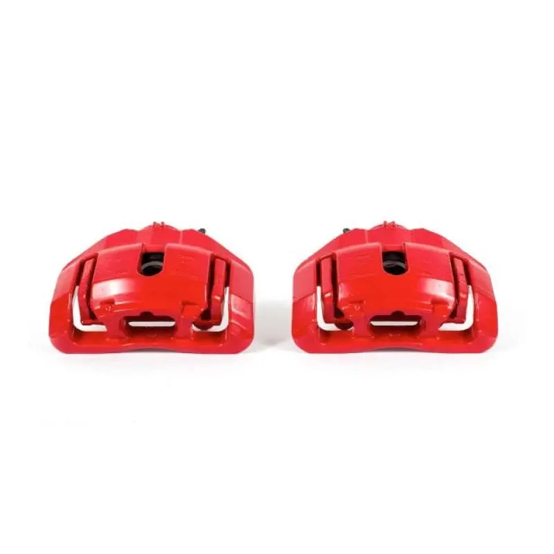 Power Stop 09-11 Bmw 335D Front Red Calipers W/Brackets - Pair 1