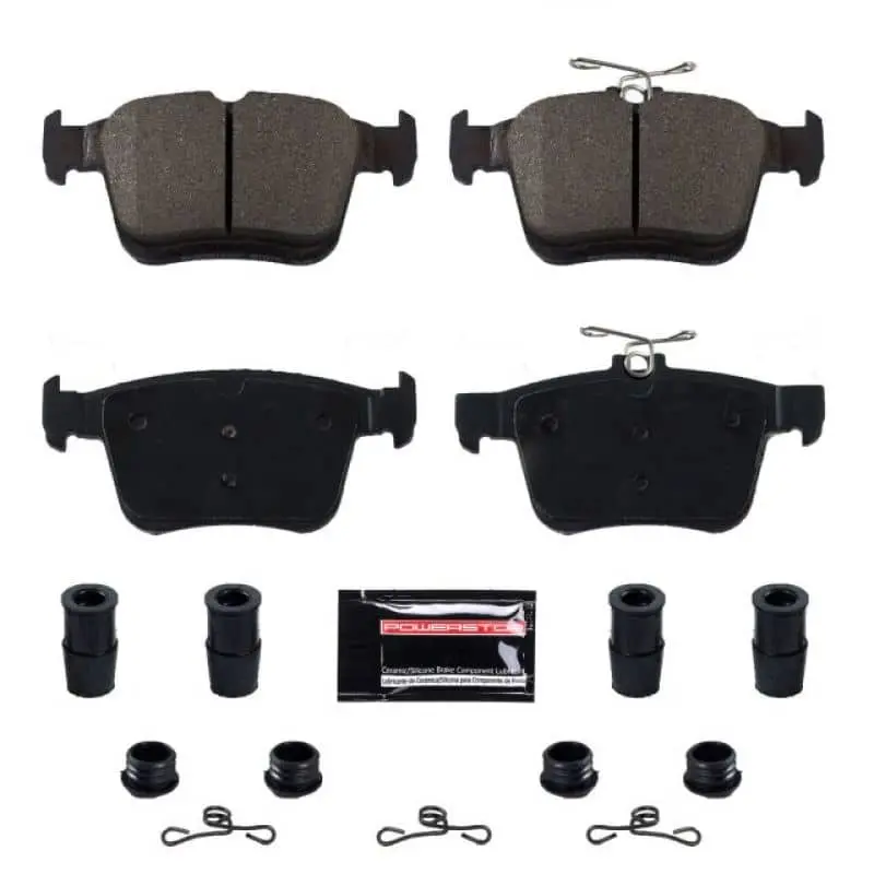 Power Stop 15-19 Audi A3 Rear Z23 Evolution Sport Brake Pads W/Hardware 1