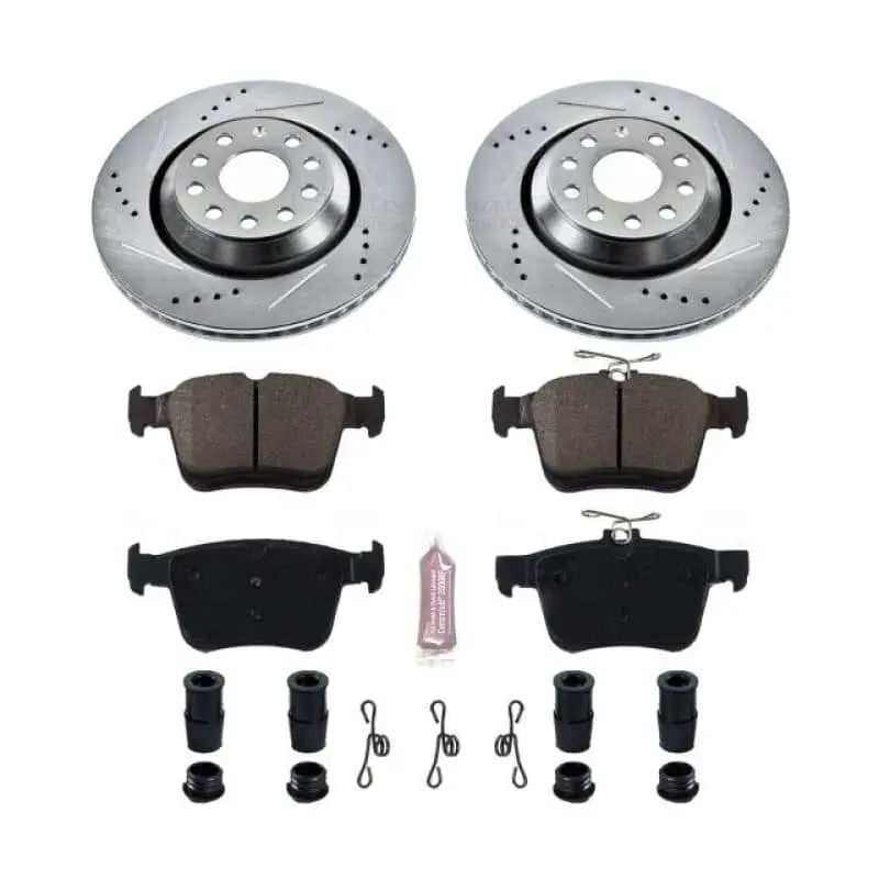Power Stop 17-18 Audi Rs3 Rear Z23 Evolution Sport Brake Kit 1