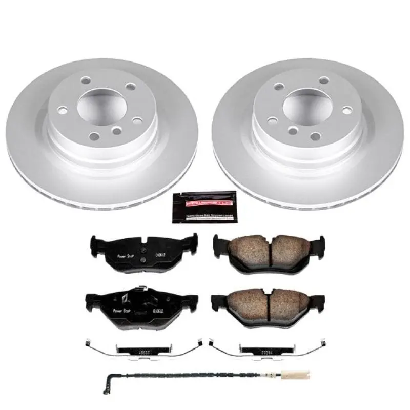 Power Stop 2006 Bmw 325I Rear Z23 Evolution Sport Coated Brake Kit 1
