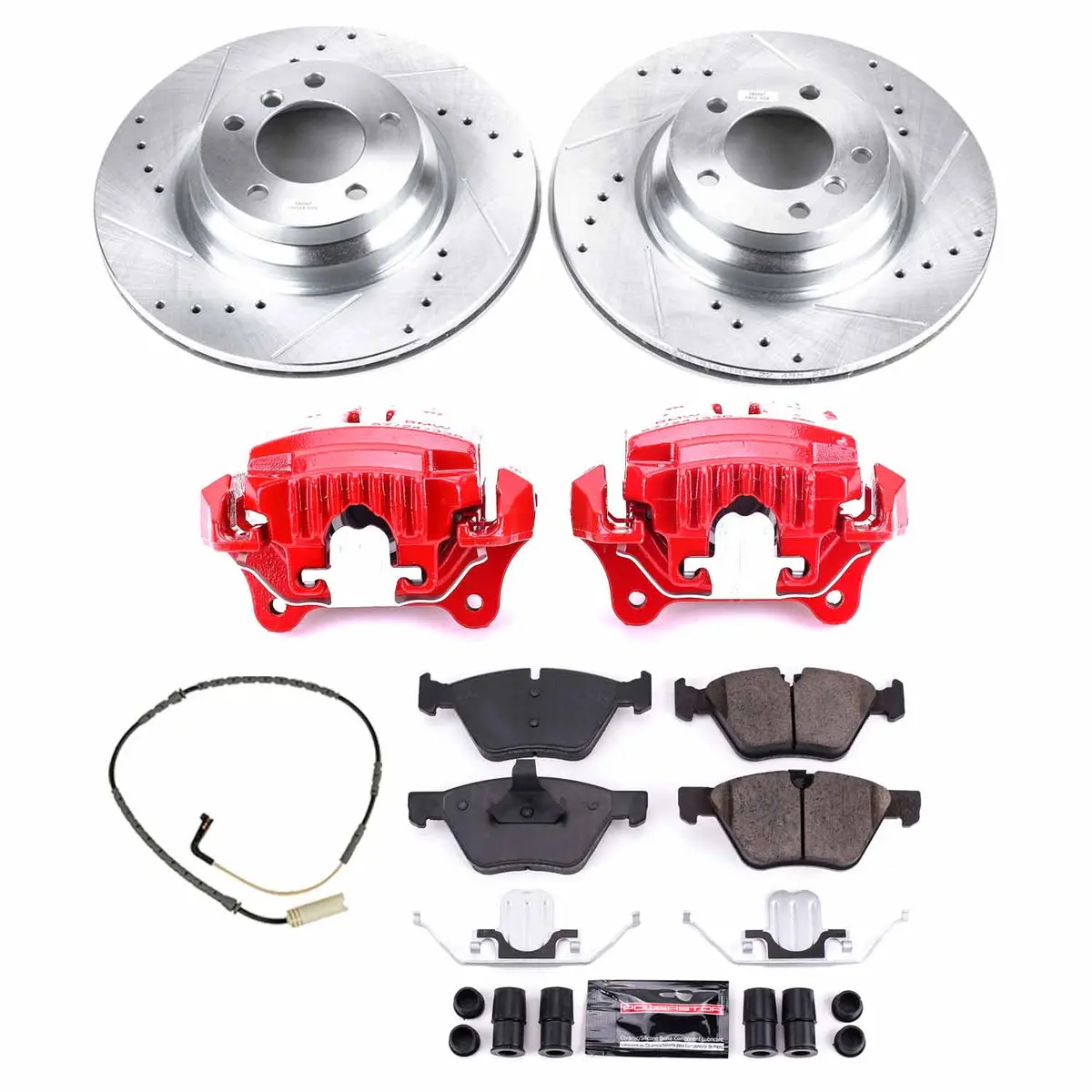 Power Stop 2006 Bmw 330Xi Front Z23 Evolution Sport Brake Kit W/Calipers 1