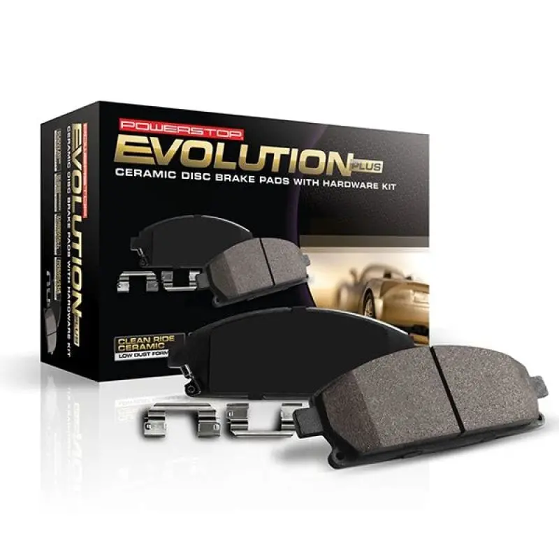 Power Stop 2010 Bmw 550I Gt Xdrive Front Z17 Evo Ceramic Brake Pad W/Hardware 1