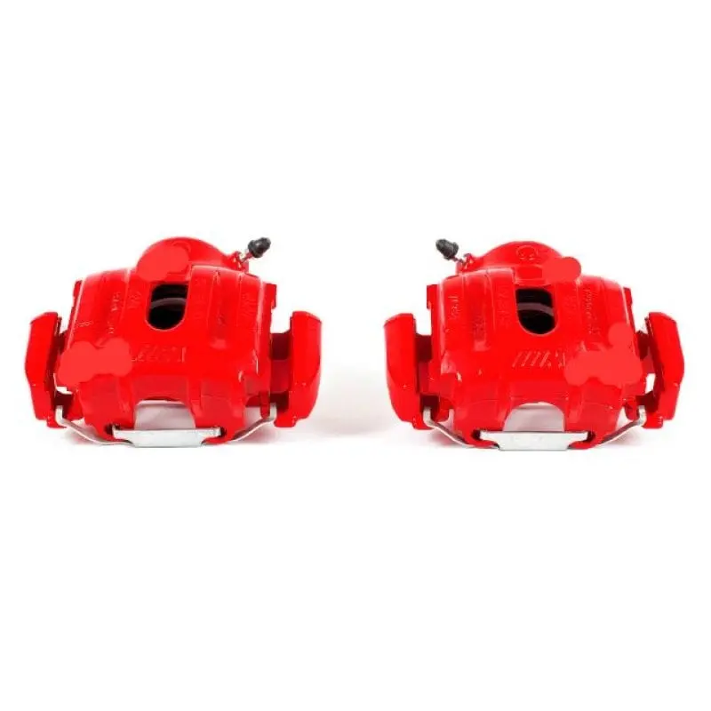 Power Stop 95-99 Bmw M3 Front Red Calipers W/Brackets - Pair 1