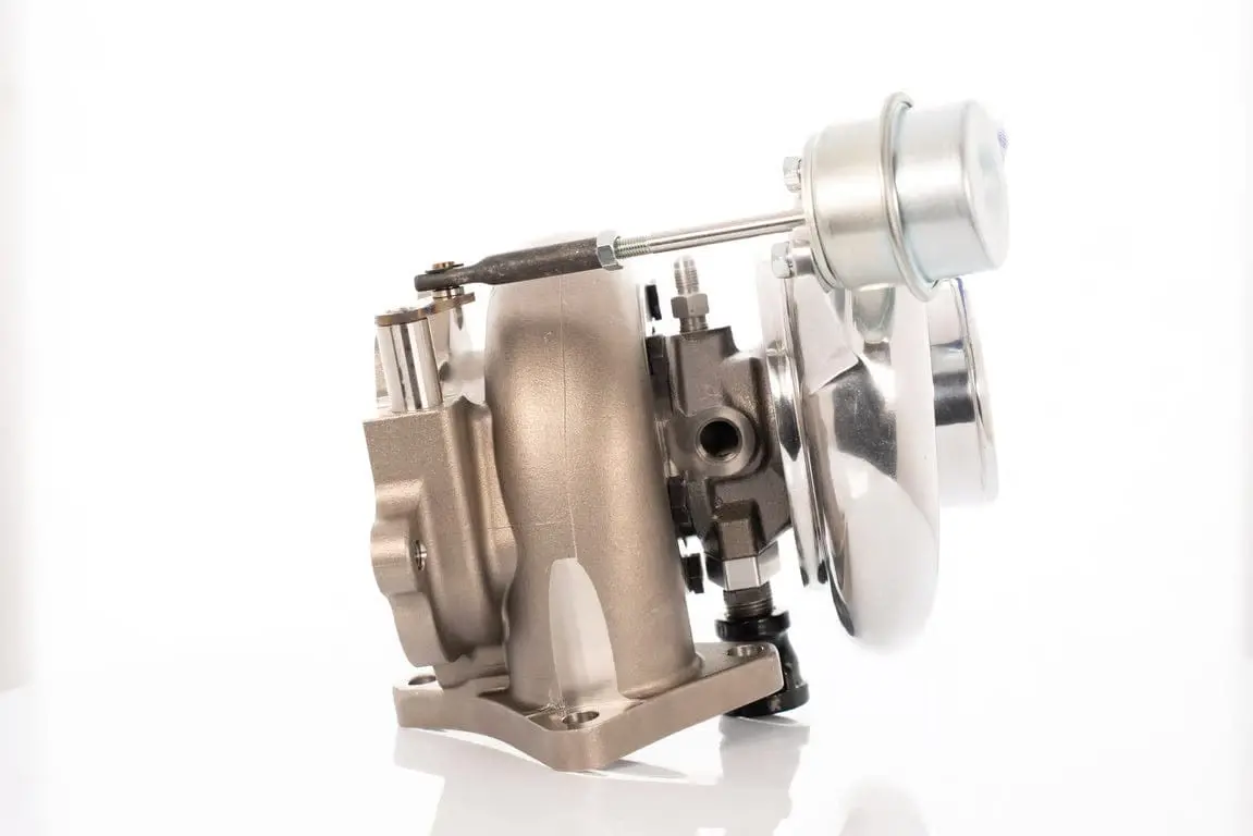 Precision Turbo & Engine Gen 2 55Mm Subaru Bolt-On Turbo W/Stock Comp Cover Inlet & 20 Psi Actuator 1