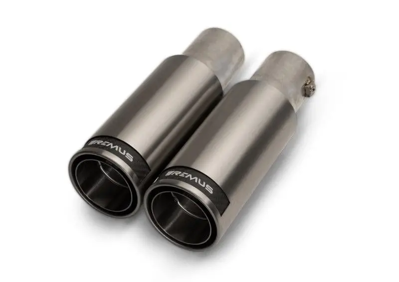 Remus 84Mm Straight W/Carbon Insert Tail Pipe Set (Pair) 1