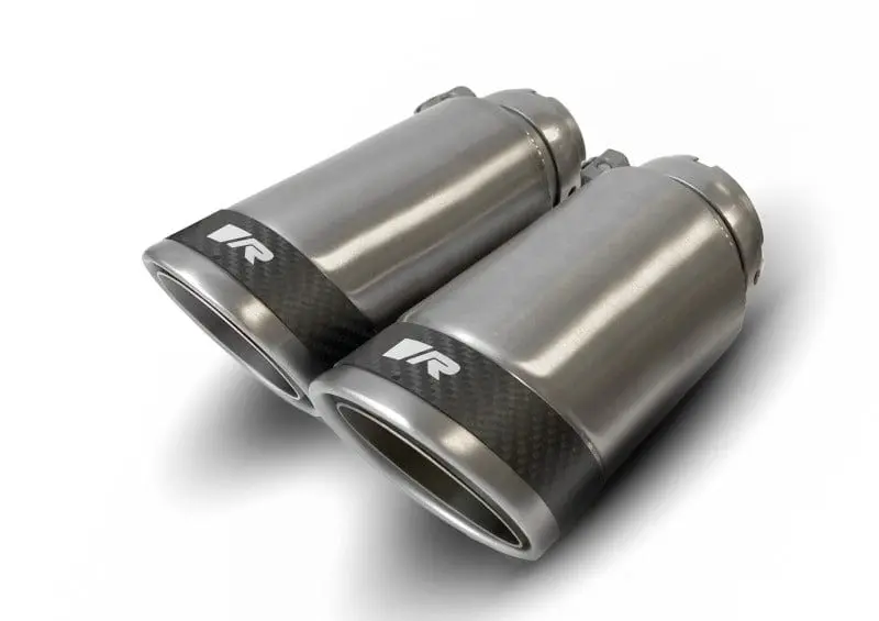 Remus Stainless Steel 84Mm Angled W/Carbon Ring Tail Pipe Set (Pair) 1