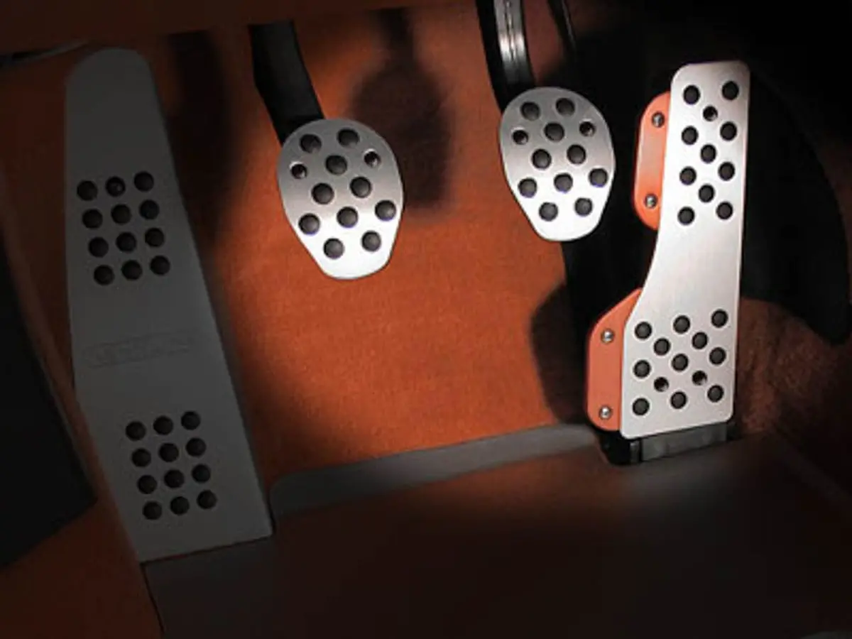 Rennline Pedal Set - 3 Piece - Rubber Grip - Porsche 1