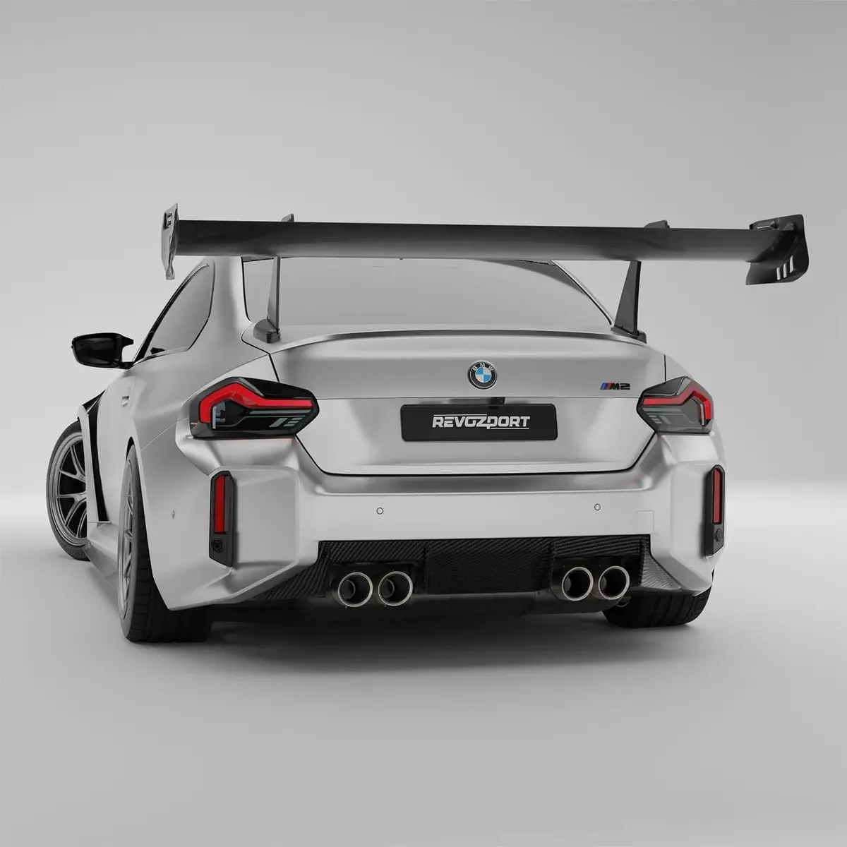Revozport  Bmw  M2 G87 Carbon Fiber Oem Replacement  Diffuser 1