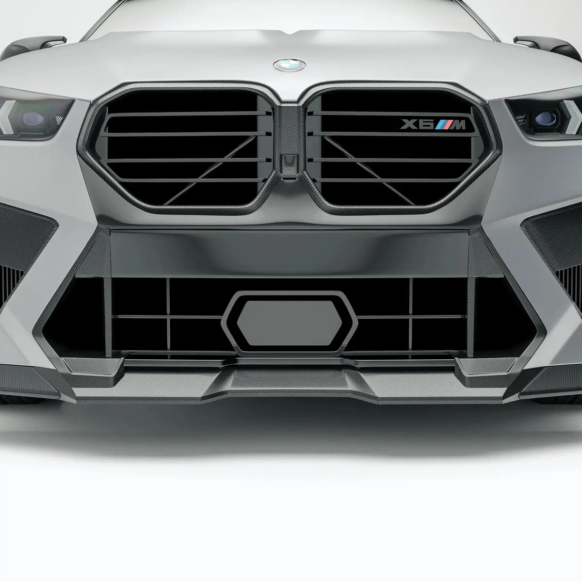 Revozport    Carbon Fiber Front Bmper Vents For Bmw X5m F95 X6m F96 Lci (2023+) 1