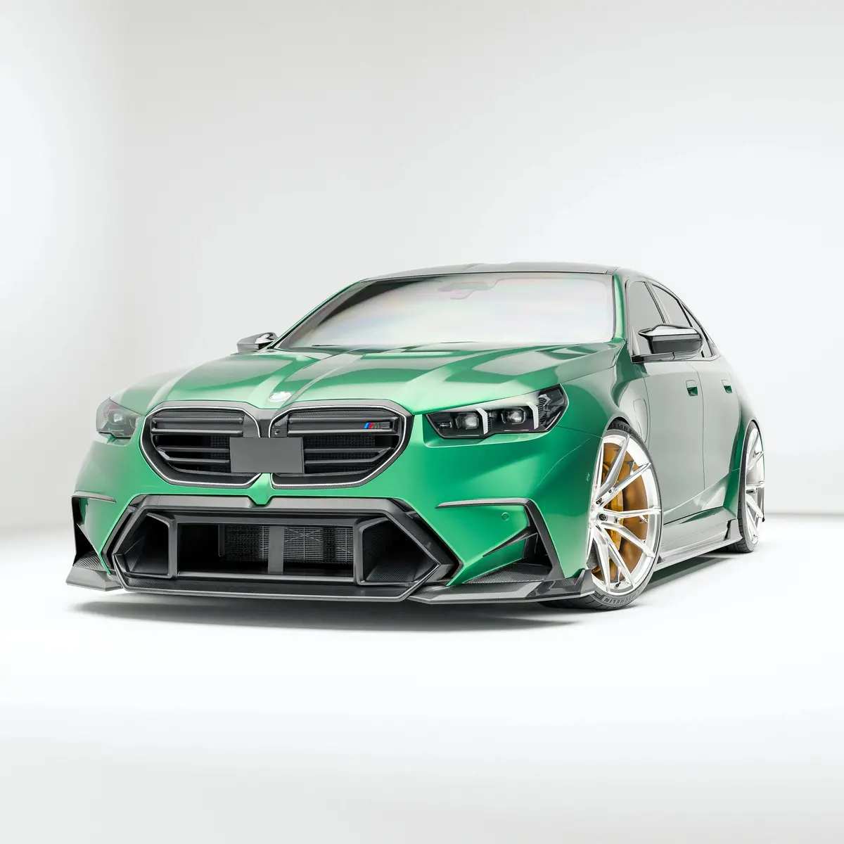 Revozport Carbon Fiber Front Bumper Air Intake Vent For Bmw G90 M5 2025+ 1