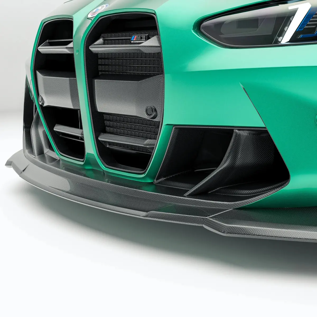 Revozport Carbon Fiber Front Bumper Vents For Bmw G80 G81 M3 G82 G83 M4 2021-2024 1