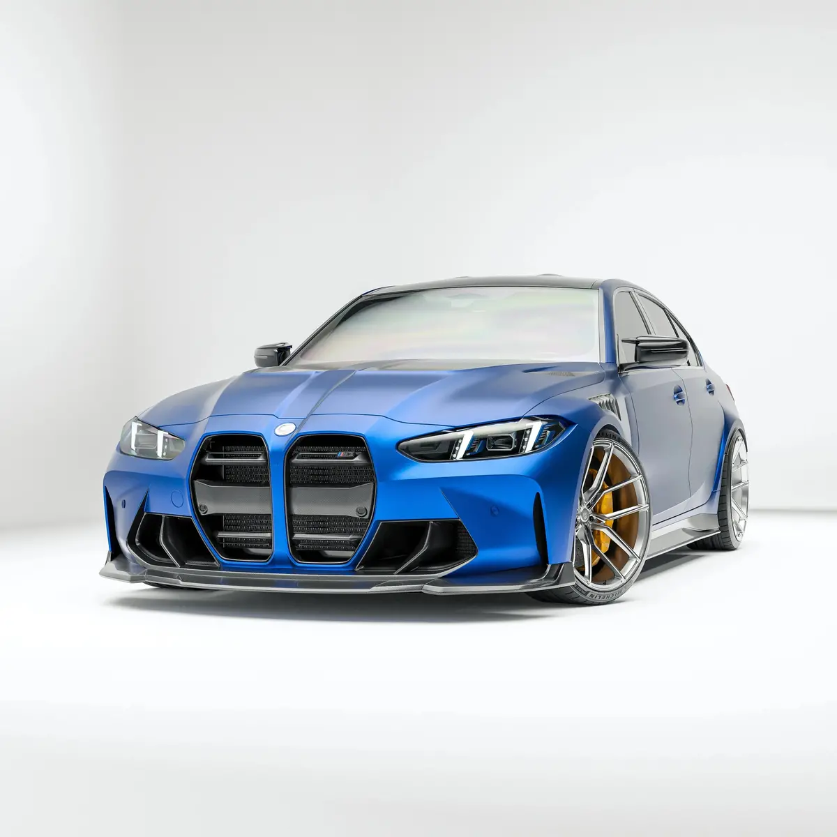 Revozport Carbon Fiber Front Lip For Bmw G80 G81 M3 2021-2024 1