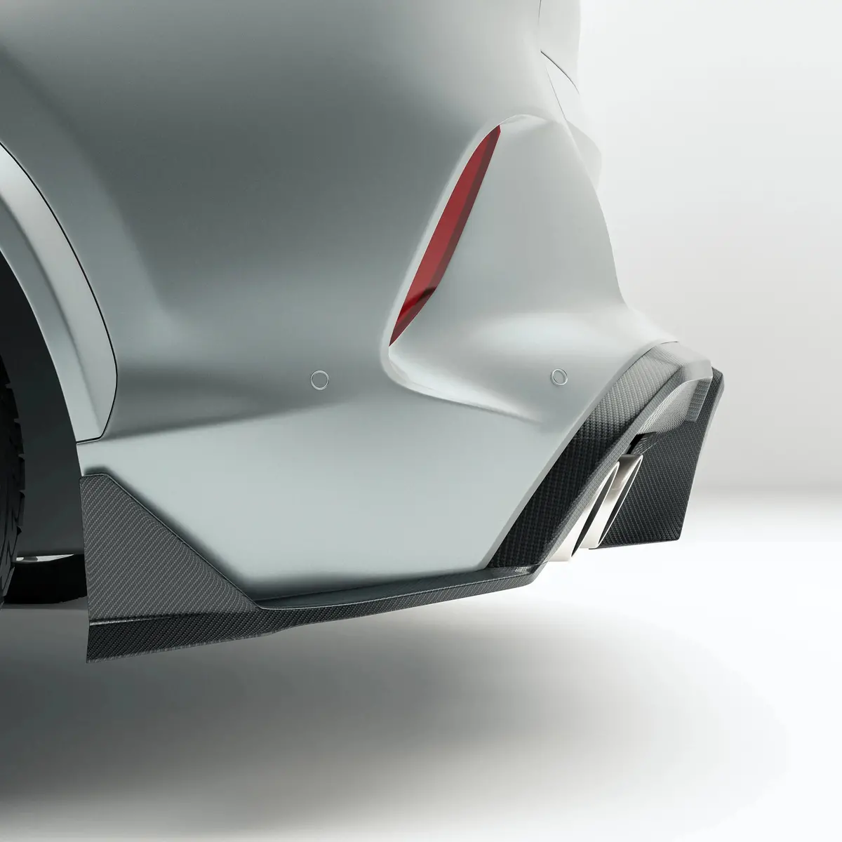 Revozport    Carbon Fiber Rear Diffuser For Bmw X5m F95 Lci (2023+) 1