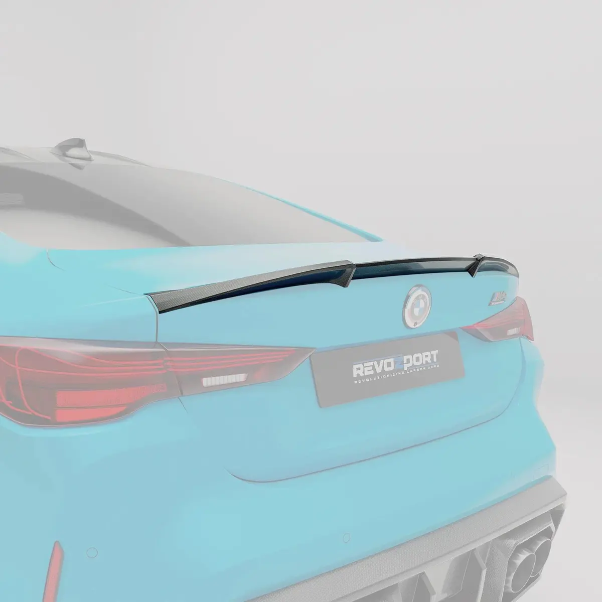Revozport Carbon Fiber Rear Spoiler For Bmw G82 M4 G22 2021-2024 1