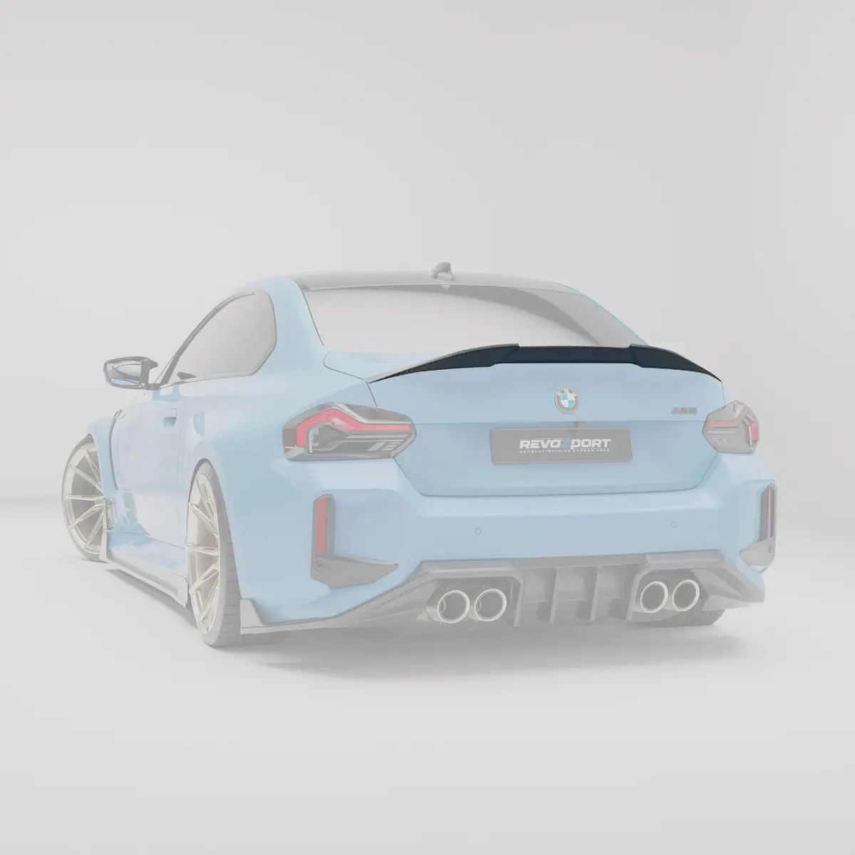 Revozport  Carbon Fiber Rear Spoiler For Bmw G87 M2 1