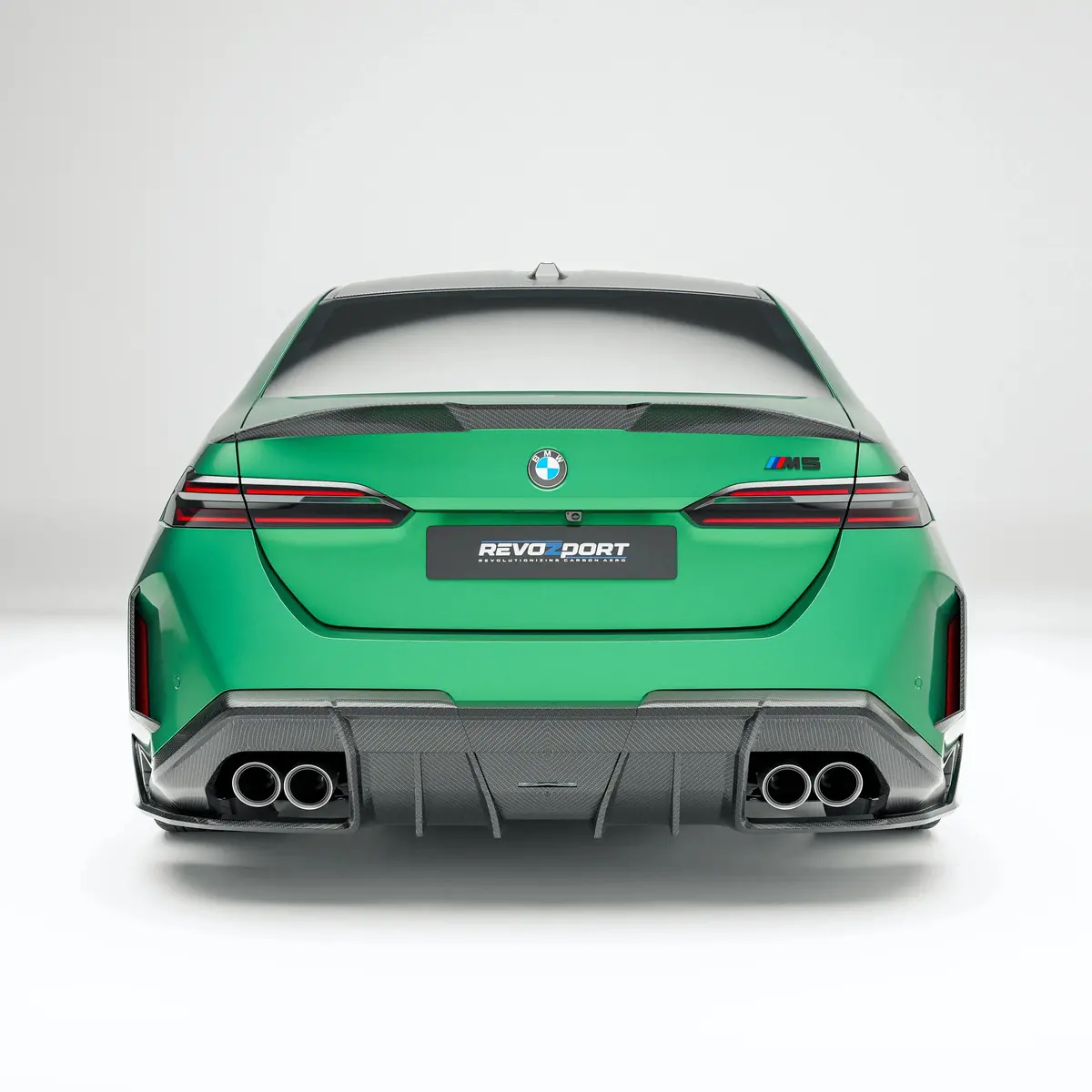 Revozport Carbon Fiber Rear Spoiler For Bmw G90 M5 2025+ 1