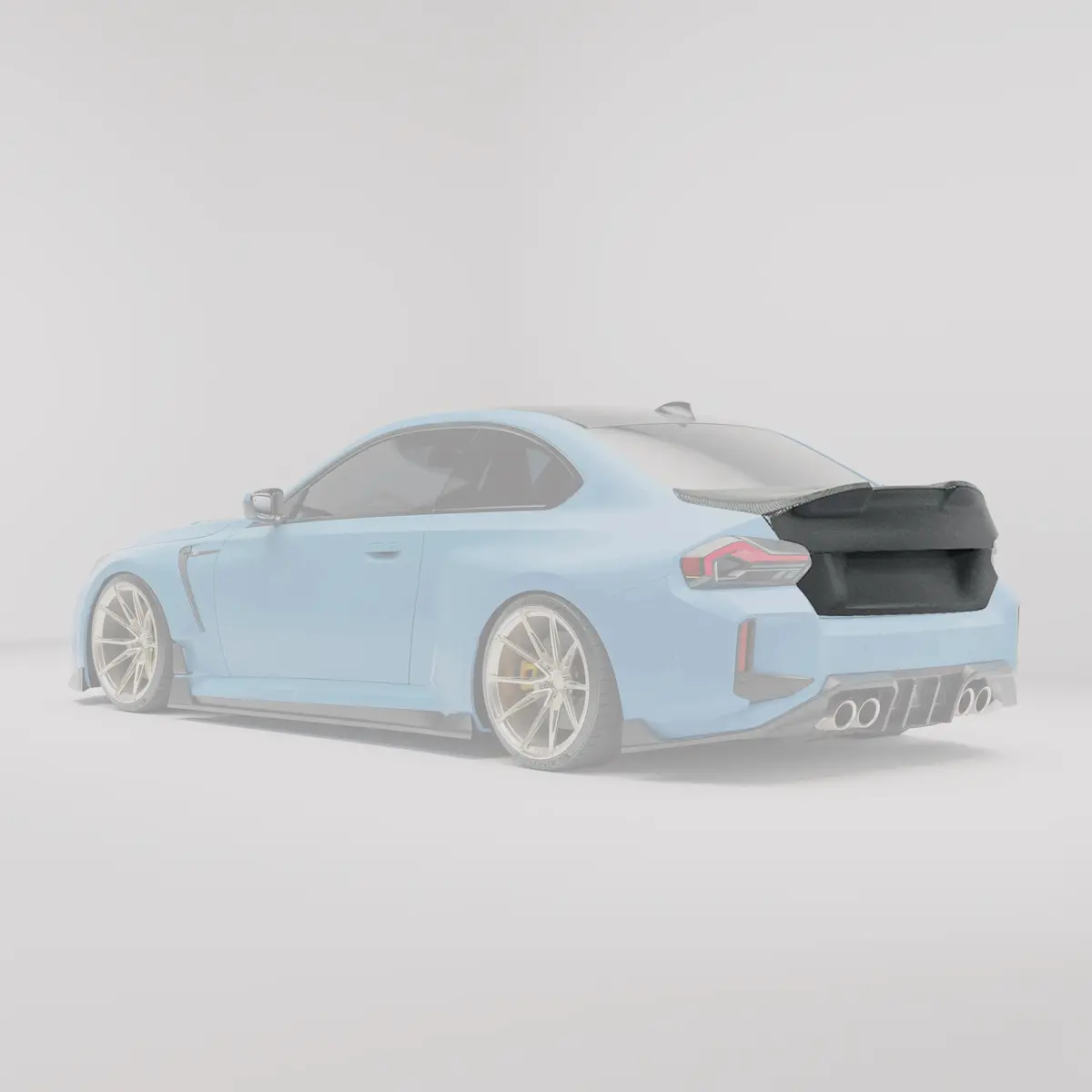 Revozport  Carbon Fiber Rear Trunk For Bmw G87 M2 1
