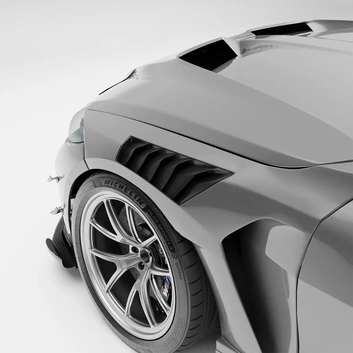 Revozport Carbon Fiber Side Fenders For Bmw G82 G83 M4 2021-2024 1