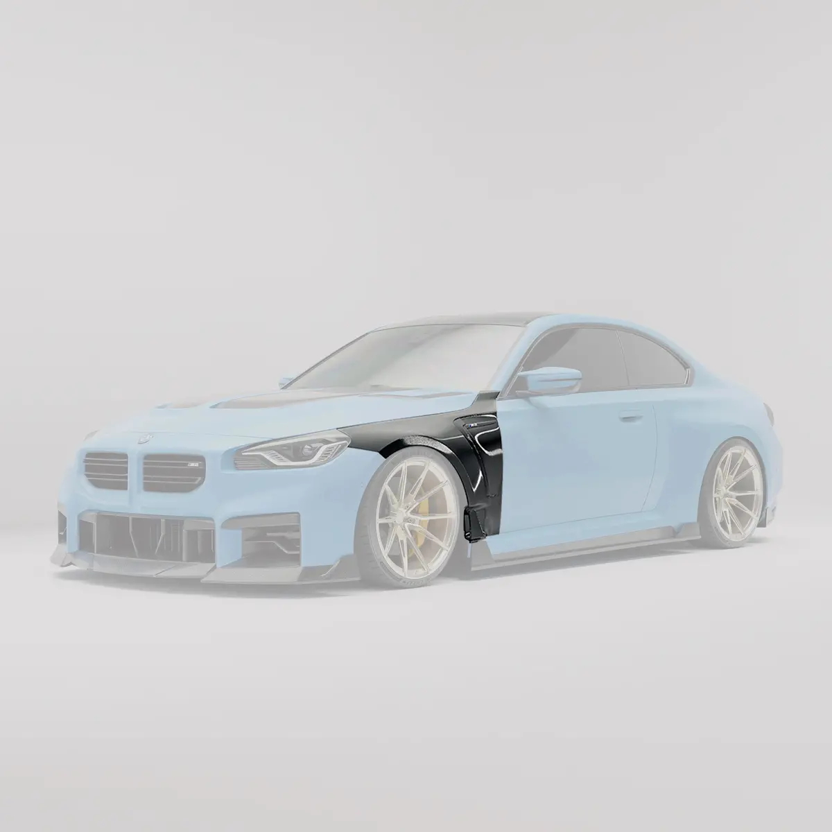 Revozport  Carbon Fiber Side Fenders For Bmw G87 M2 1