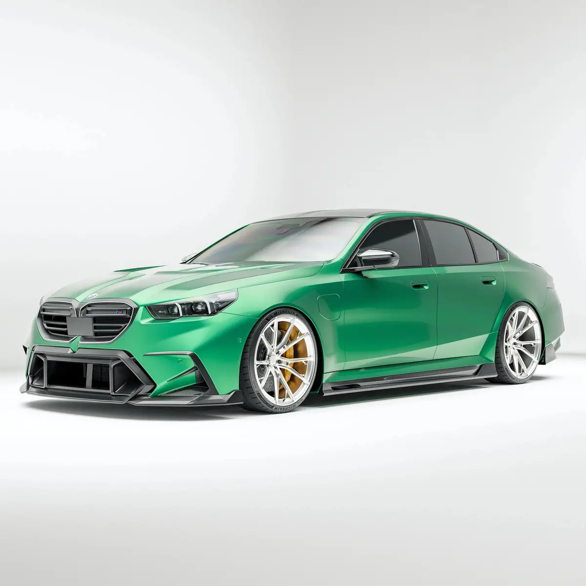 Revozport Carbon Fiber Side Skirts For Bmw G80 G81 M3 2021-2024 1