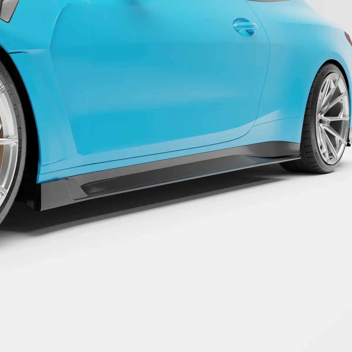 Revozport Carbon Fiber Side Skirts For Bmw G82 G83 M4 2021-2024 1