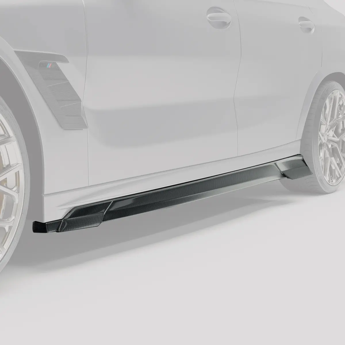 Revozport   Carbon Fiber Side Skirts For Bmw X6m F96 Lci (2023+) 1