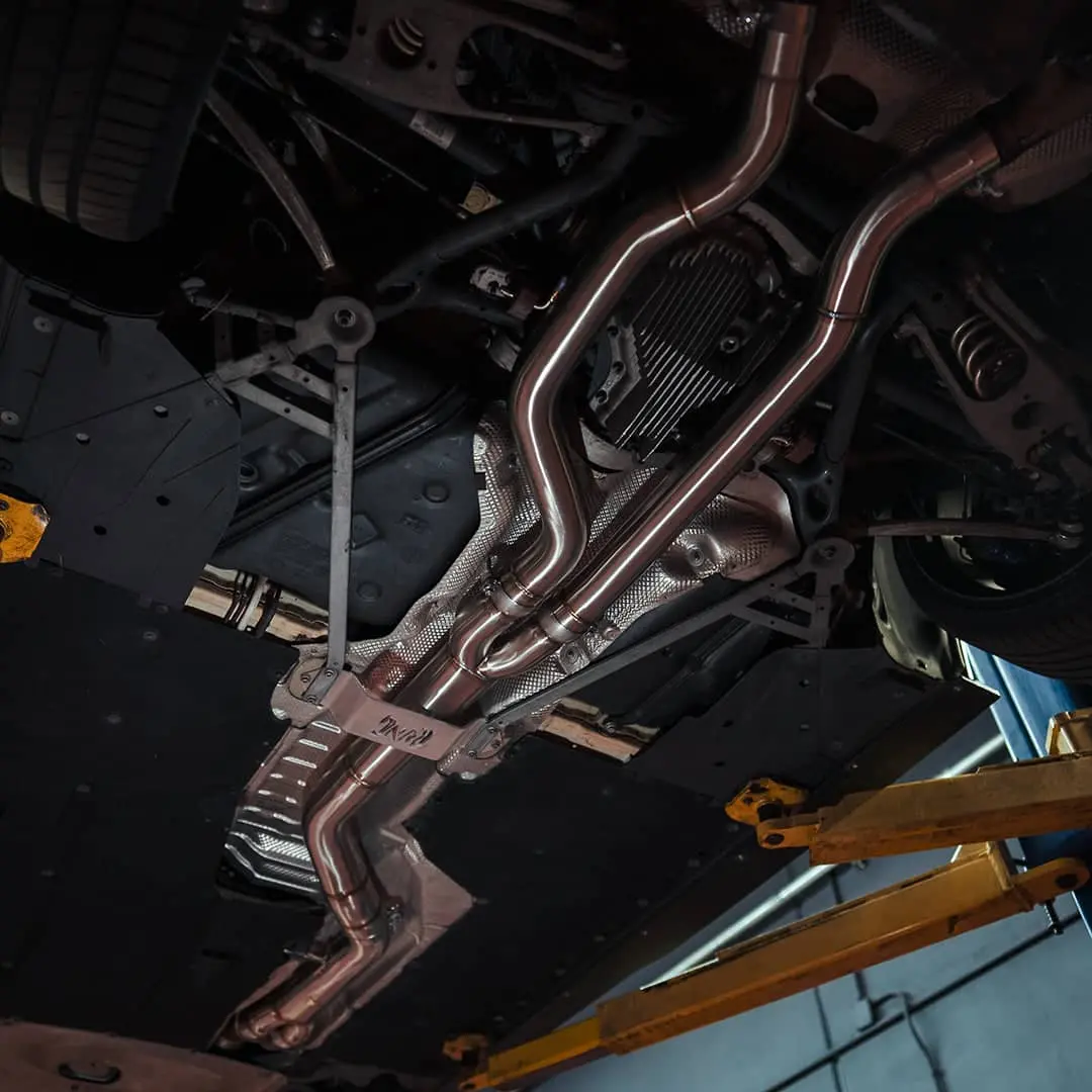 Rvng (F80/F82) 4” S55 Single Mid Pipe 1