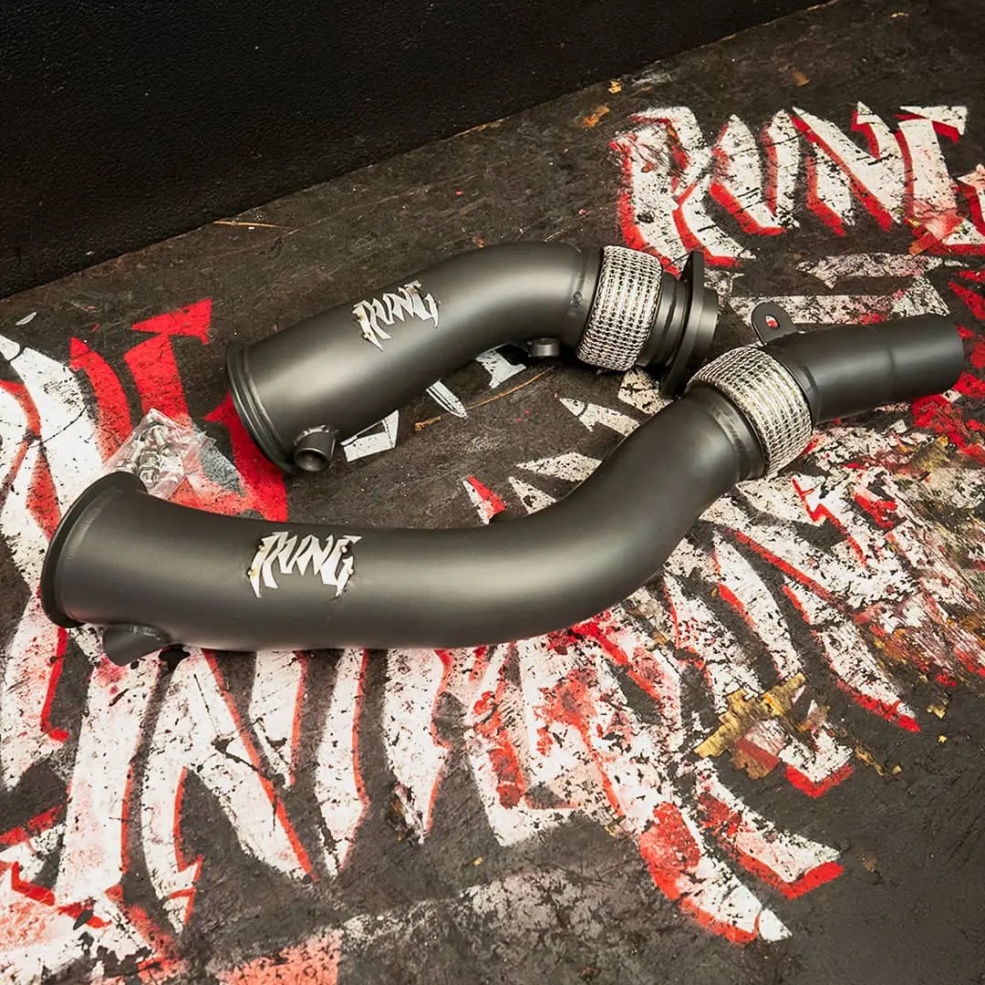 Rvng (F80/F82/F87) S55 3.5' Xl Flow Series Catless Downpipes 1