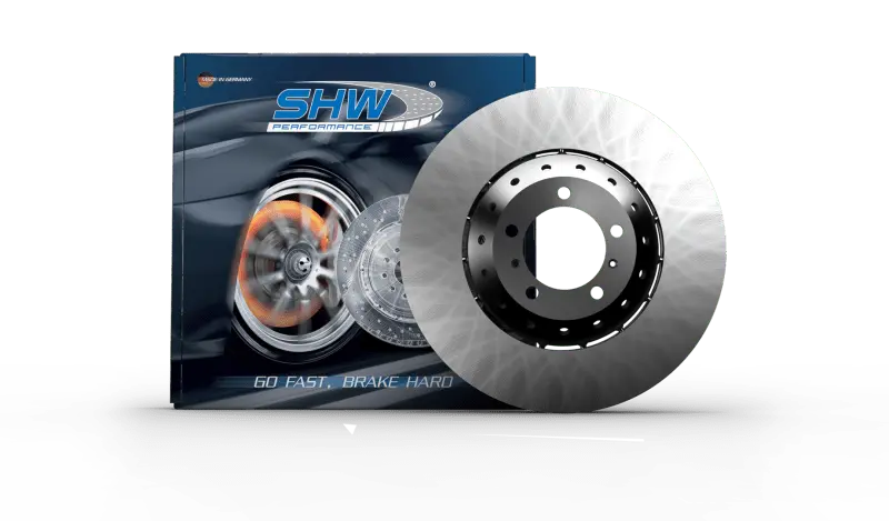 Shw 05-06 Porsche Cayenne S 4.8L Left Front Smooth Lightweight Brake Rotor (958615301) 1