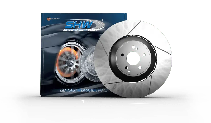 Shw 10-16 Porsche Panamera Turbo 4.8L W/O Ceramics Left Front Slotted Lw Brake Rotor (298615301C) 1