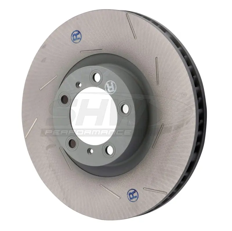 Shw 11-16 Porsche Panamera 4 3.6L W/O Ceramics Right Front Slotted Monobloc Brake Rotor (298615302B) 1