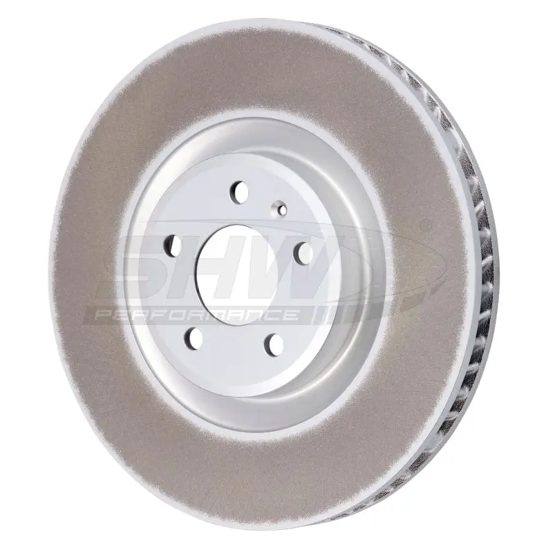 Shw 15-18 Porsche Macan S 3.0L W/O Ceramics Right Front Smooth Monobloc Brake Rotor (95B615302r) 2