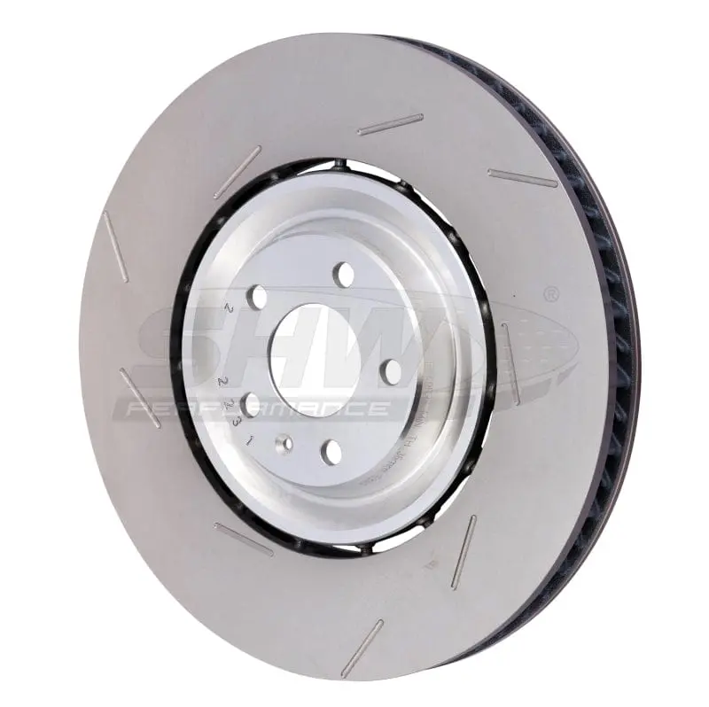 Shw 15-18 Porsche Macan Turbo W/19In Wheel/Perf Package Left Frt Slotted Lw Brake Rotor (95B615301p) 1