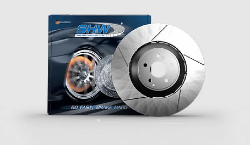 Shw 15-18 Porsche Macan Turbo W/19In Wheel/Perf Package Left Frt Slotted Lw Brake Rotor (95B615301p) 2