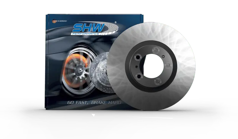 Shw 16-19 Volkswagen Gti 2.0L Rear Smooth Monobloc Brake Rotor (5Q0615601e) 1
