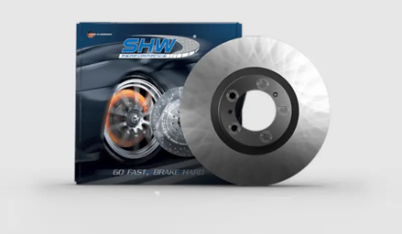 Shw 17-20 Porsche Panamera 4 3.0L W/18In Wheel Right Rear Smooth Monobloc Brake Rotor (971615602F) 2