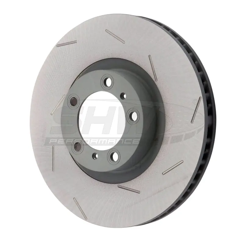 Shw 17-20 Porsche Panamera 4S W/18In Wheels Right Front Slotted Monobloc Brake Rotor (971615302L) 1