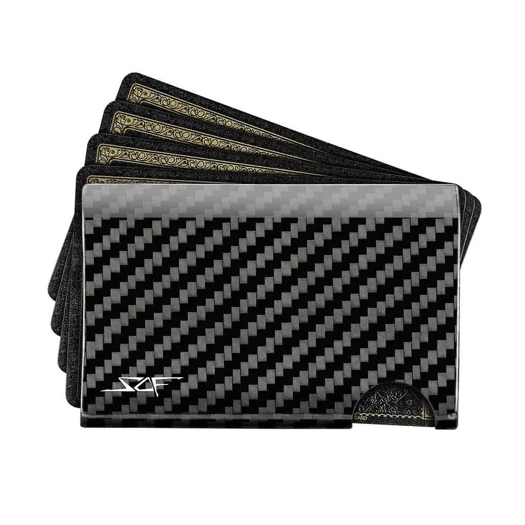 Carbon Fiber Cash & Card Slim Wallet 1