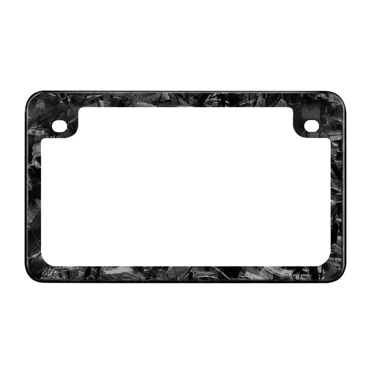 Forged Carbon Fiber Motorcycle License Plate Frame 1