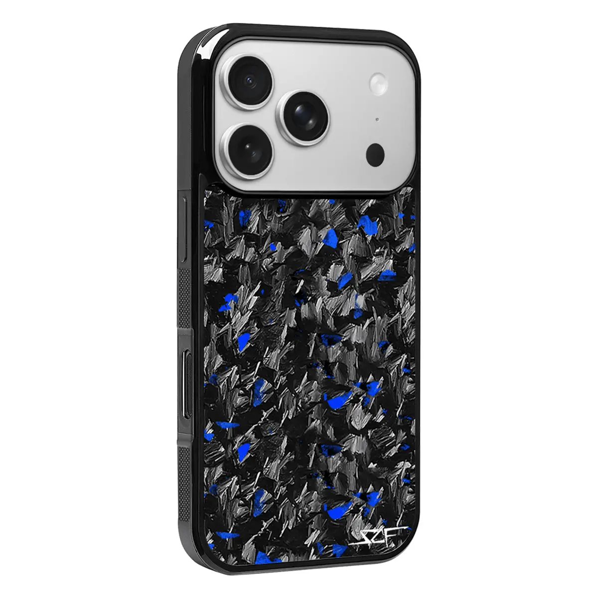 Iphone | Blue Flake Forged Carbon Fiber Case | Classic Series 1