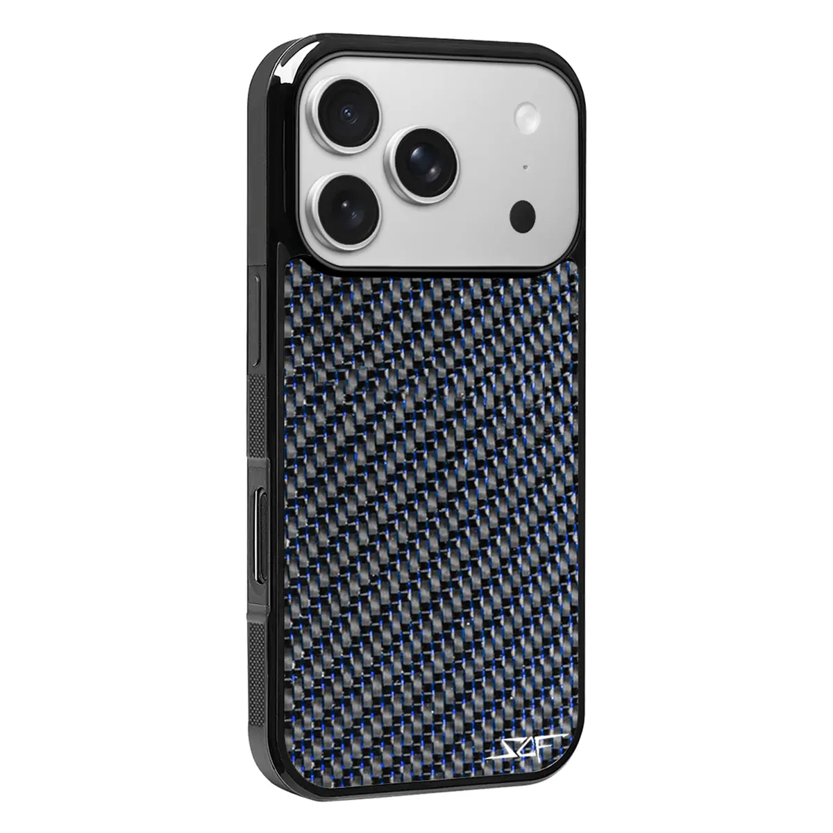 Iphone | Blue Lace Carbon Fiber Case | Classic Series 1