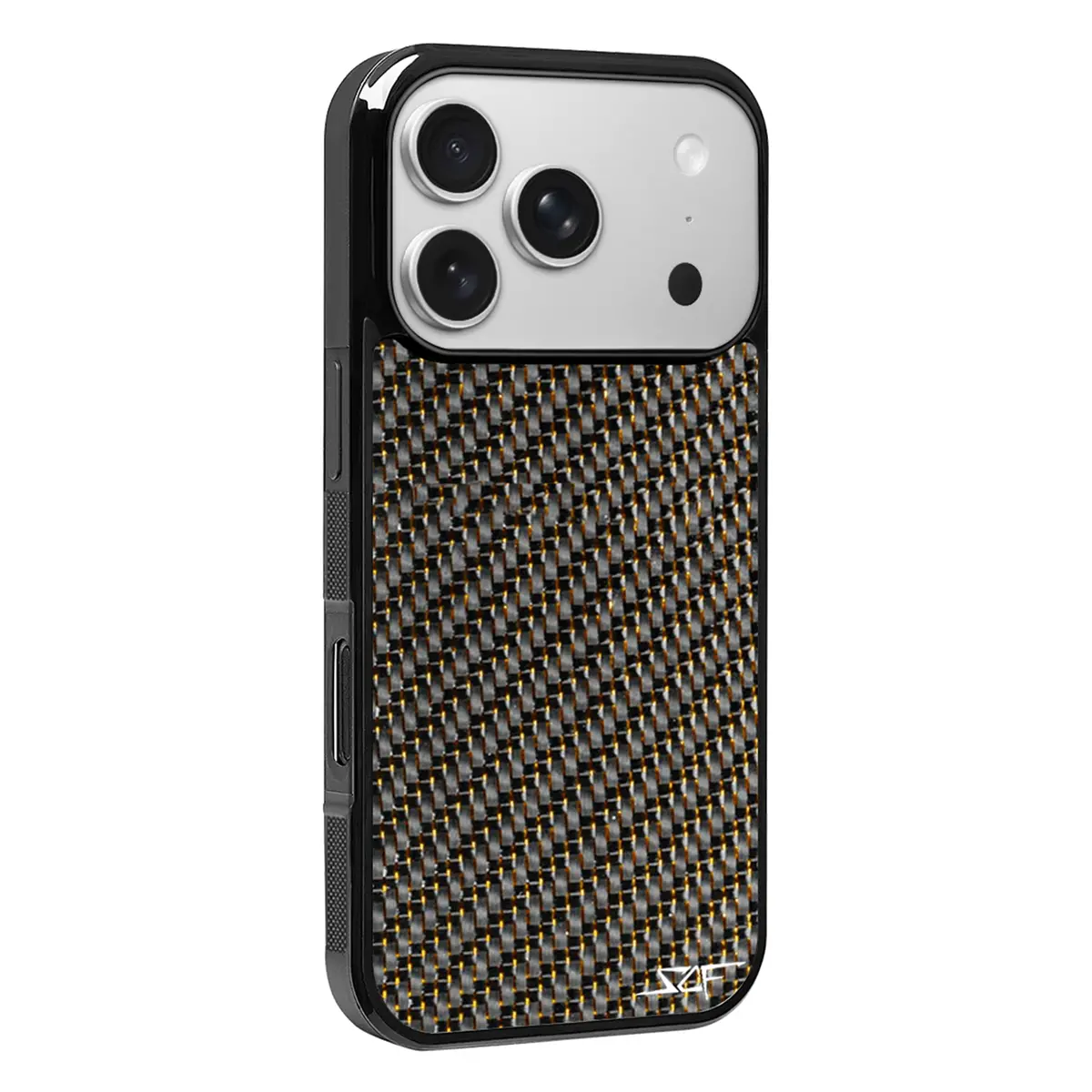 Iphone | Gold Lace Carbon Fiber Case | Classic Series 1