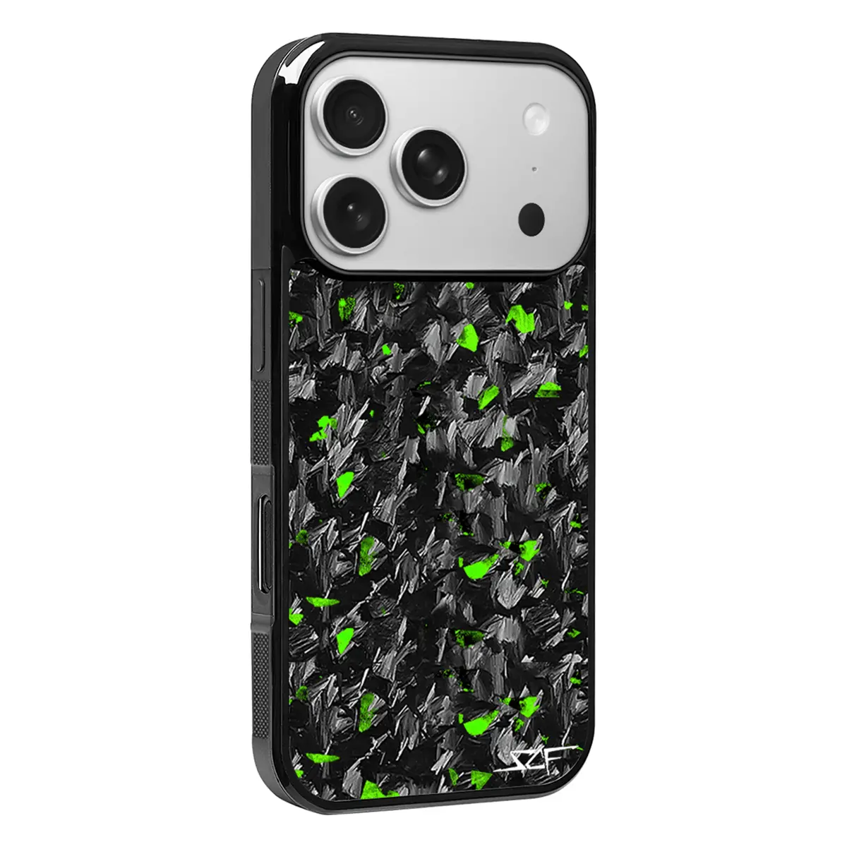 Iphone | Green Flake Forged Carbon Fiber Case | Classic Series 1