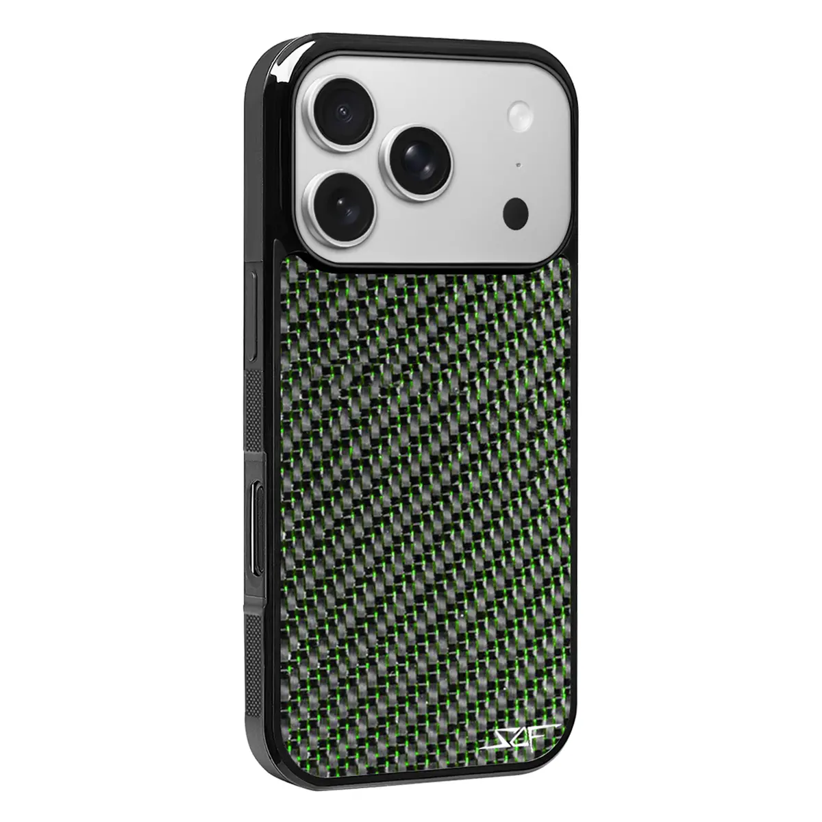 Iphone | Green Lace Carbon Fiber Case | Classic Series 1