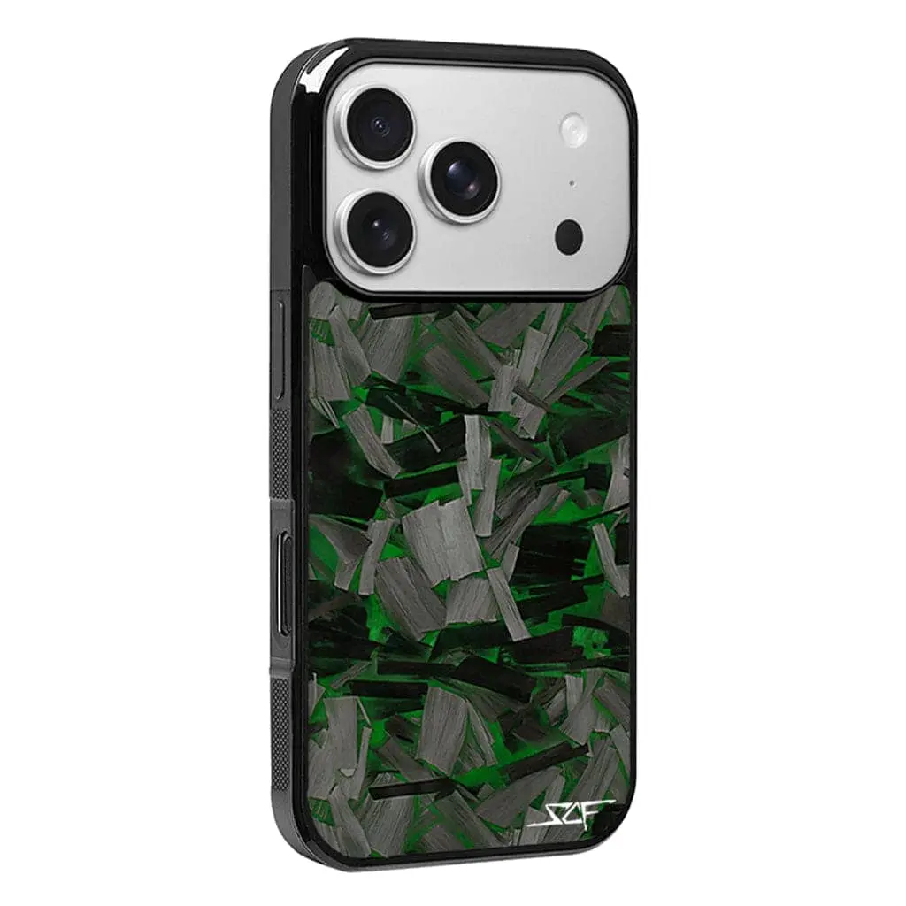 Iphone | Green Lava Forged Carbon Fiber Phone Case | Classic Series 1