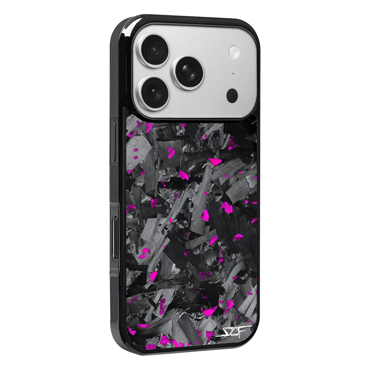 Iphone | Purple Flake Forged Chunk Carbon Fiber Case | Classic Series 1