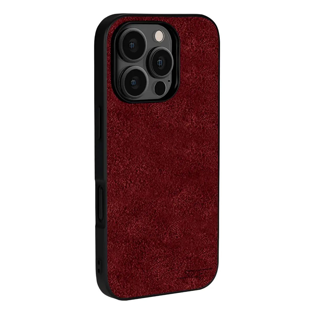 Iphone | Red Alcantara Case | Classic Series 3